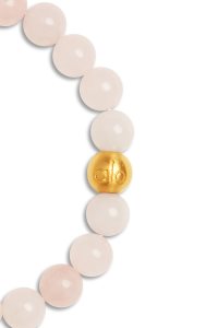 Alo Yoga Rose Quartz Mala Bracelet Schmuck Rosa | KUSTDPE-34
