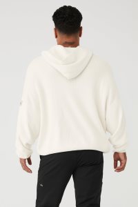 Alo Yoga Scholar Pullover Pullover Weiß | OEFMUGW-67