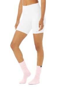 Alo Yoga Scrunch Socken Rosa | STGUEVW-39