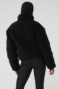 Alo Yoga Snow Angel Puffer Pufferjacke Schwarz | QARLTDE-51