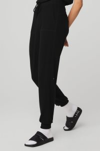 Alo Yoga Soho Sweatpant Sporthosen Schwarz | UPCTYIK-13