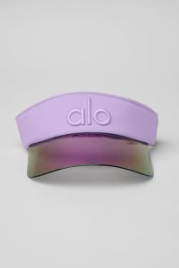 Alo Yoga Solar Visor Kappen Lila | ZBJYRLD-90