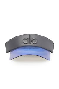 Alo Yoga Solar Visor Kappen Silber Blau | KFCTROG-67