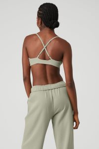 Alo Yoga Splendor BHs Zitrone Grün | TOXQMGF-29
