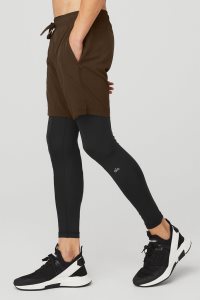 Alo Yoga Stabilität 2-In-1 Pant Sporthosen Schwarz | EIFBPQJ-20
