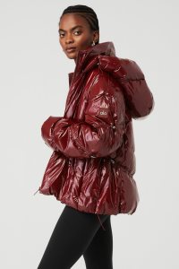 Alo Yoga Stunner Puffer Pufferjacke Khaki | HLWZJQO-69