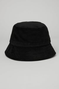 Alo Yoga Terry Beachside Bucket Kappen Schwarz | WSPEBYM-95