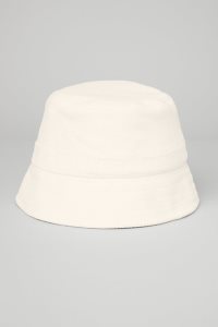Alo Yoga Terry Beachside Bucket Kappen Weiß | LTHXVWU-16