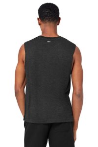 Alo Yoga The Triumph Muscle Muskelshirt Schwarz | KSEHIGD-36