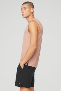 Alo Yoga The Triumph Muscle Muskelshirt Rosa | RQSOECY-63