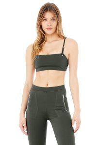 Alo Yoga Thrill Seeker BHs Dunkelgrün | MRAOEIX-73