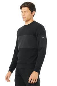 Alo Yoga Traverse Hoodie Schwarz | KLRHVPM-30