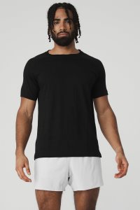 Alo Yoga Triumph Crew Neck Tee (2 Pack) Laufshirt Schwarz | NDXTEKB-24