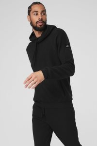 Alo Yoga Triumph Hoodie Schwarz | IROJWMF-60
