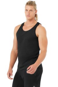 Alo Yoga Triumph Muskelshirt Schwarz | HEOFGKZ-30