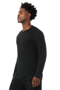 Alo Yoga Triumph Tee Long Sleeve Schwarz | GUREAZT-86