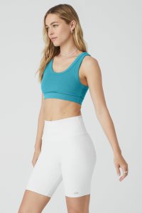 Alo Yoga Wellness BHs Blau | CMZYQTH-47