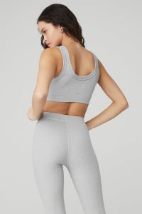 Alo Yoga Wellness BHs Grau | PTYQNFX-54