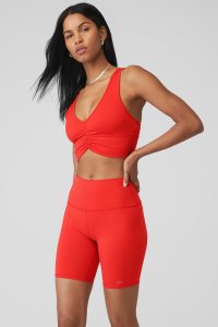 Alo Yoga Wild Thing BHs Rot | NPTXLIS-19