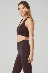 Alo Yoga Wild Thing BHs Schwarz Kaffee | VKEHTWA-15