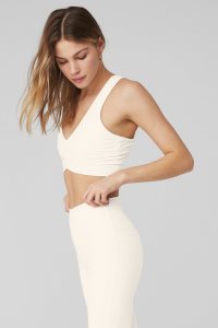 Alo Yoga Wild Thing BHs Weiß | BIRFQAK-67